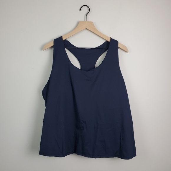 Old Navy Active Navy PowerSoft Crop Tank Top Longline Bra 4x BNWT - Picture 3 of 8